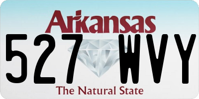 AR license plate 527WVY