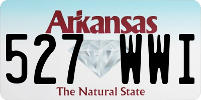 AR license plate 527WWI