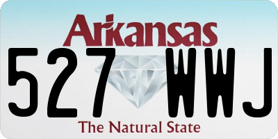 AR license plate 527WWJ