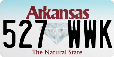 AR license plate 527WWK