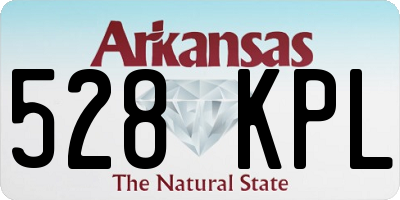 AR license plate 528KPL