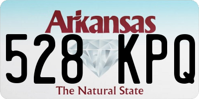 AR license plate 528KPQ