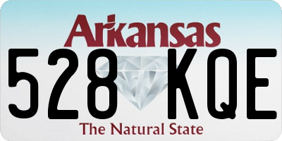 AR license plate 528KQE