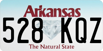AR license plate 528KQZ