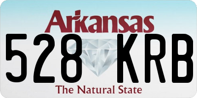 AR license plate 528KRB