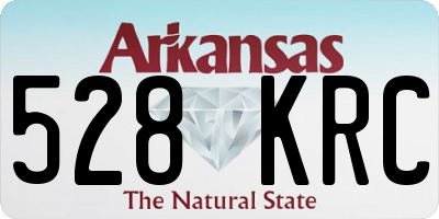 AR license plate 528KRC