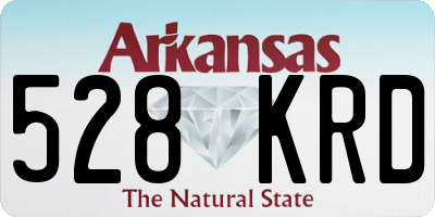 AR license plate 528KRD
