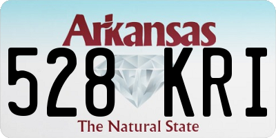 AR license plate 528KRI