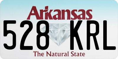 AR license plate 528KRL
