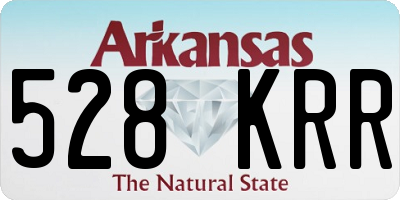 AR license plate 528KRR