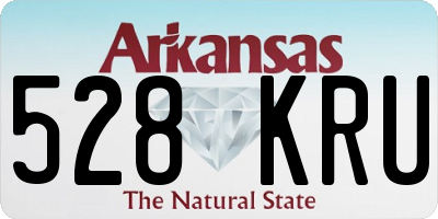 AR license plate 528KRU