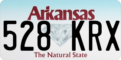 AR license plate 528KRX