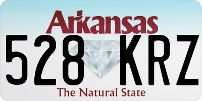 AR license plate 528KRZ