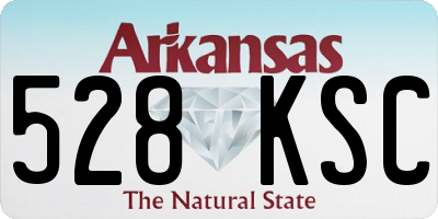 AR license plate 528KSC
