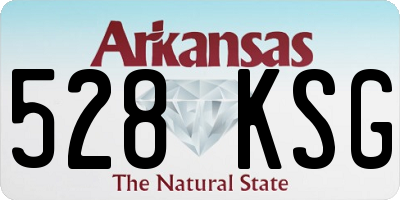 AR license plate 528KSG
