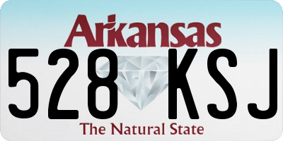 AR license plate 528KSJ