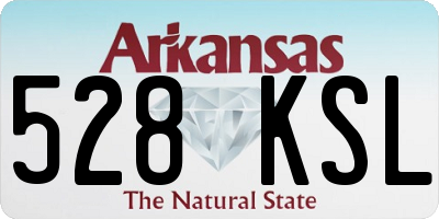 AR license plate 528KSL