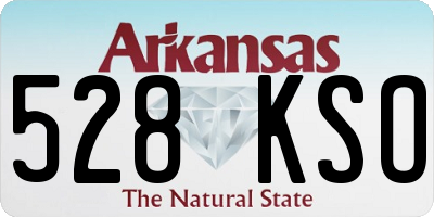 AR license plate 528KSO