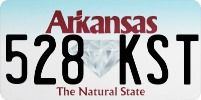 AR license plate 528KST