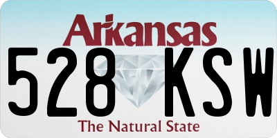 AR license plate 528KSW