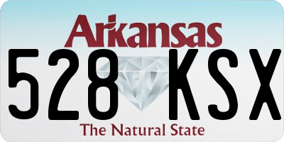 AR license plate 528KSX