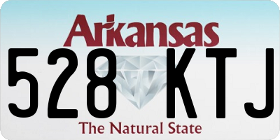 AR license plate 528KTJ