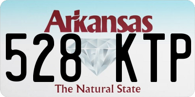 AR license plate 528KTP