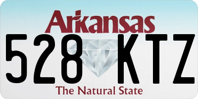 AR license plate 528KTZ