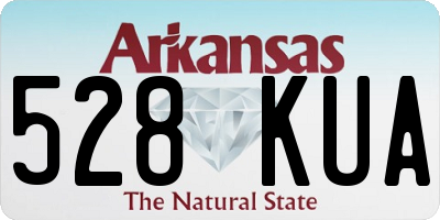 AR license plate 528KUA