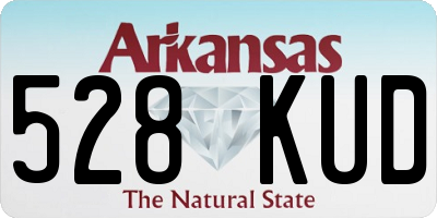 AR license plate 528KUD