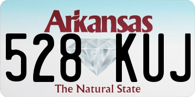 AR license plate 528KUJ