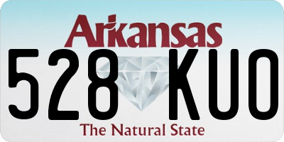 AR license plate 528KUO