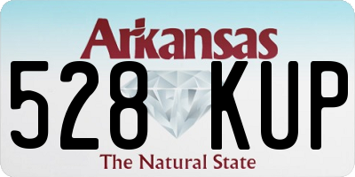 AR license plate 528KUP