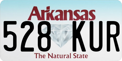 AR license plate 528KUR