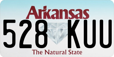 AR license plate 528KUU