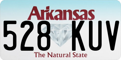 AR license plate 528KUV