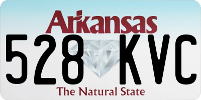 AR license plate 528KVC