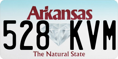 AR license plate 528KVM