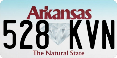 AR license plate 528KVN