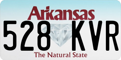 AR license plate 528KVR