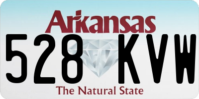 AR license plate 528KVW