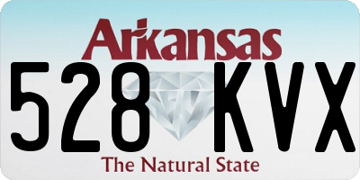 AR license plate 528KVX