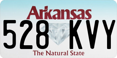 AR license plate 528KVY
