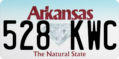 AR license plate 528KWC