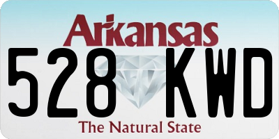 AR license plate 528KWD