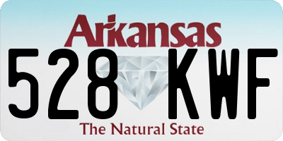 AR license plate 528KWF