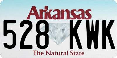AR license plate 528KWK