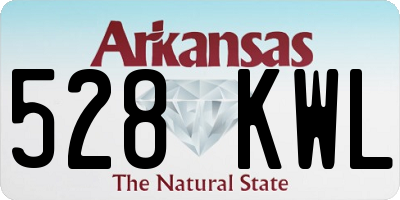 AR license plate 528KWL