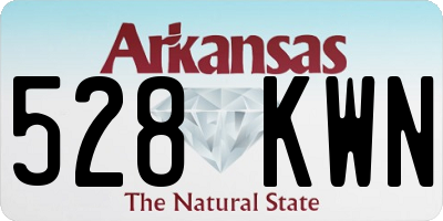 AR license plate 528KWN