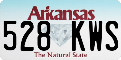 AR license plate 528KWS